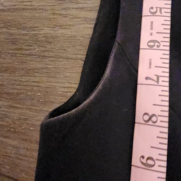 Nasty Gal Essentials Tailored Waistcoat NWOT Black Size 4 - Picture 4 of 10